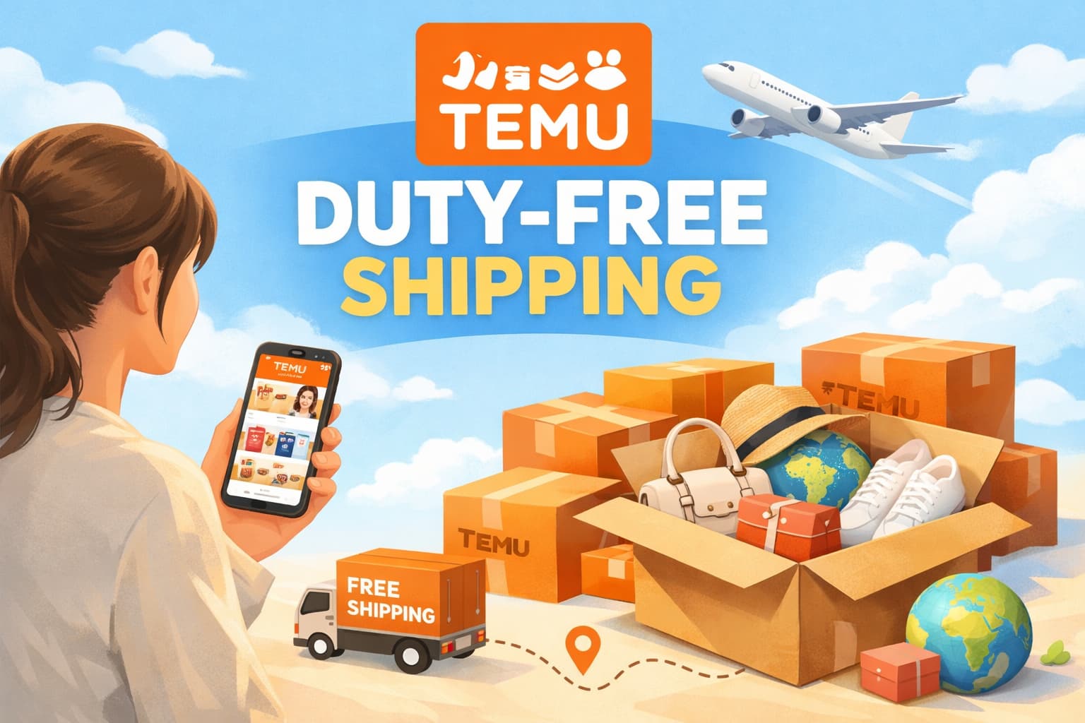Temu Duty-Free Shipping Made Simple for Shoppers