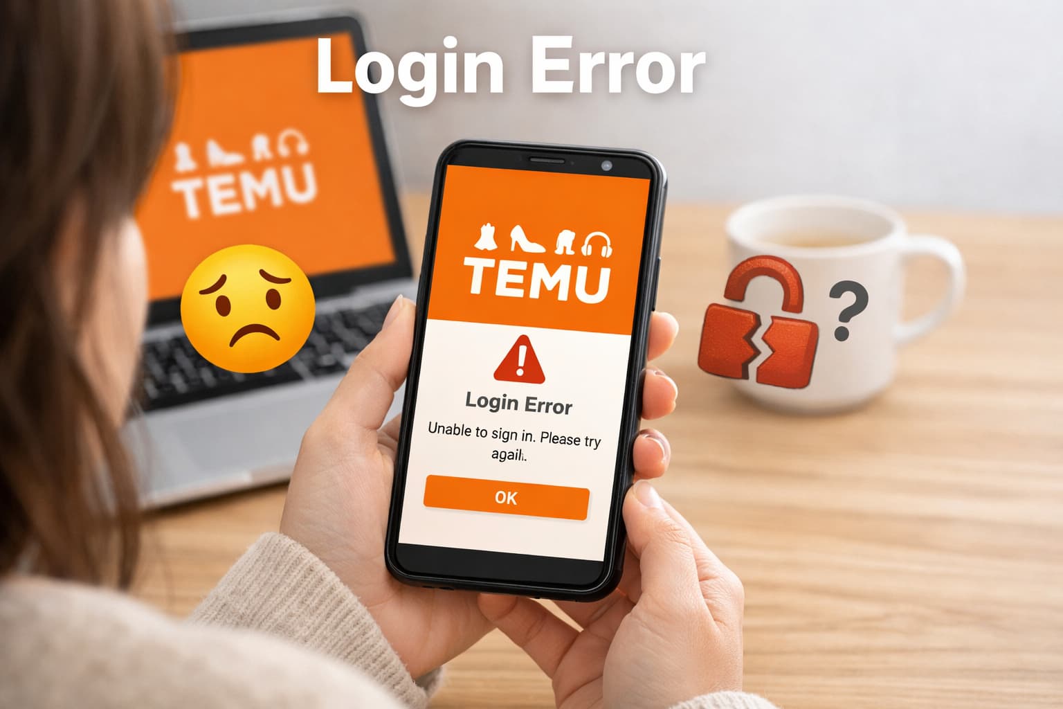Temu Login Error: Causes and Effective Solutions