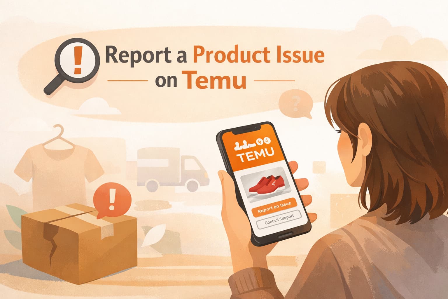 How to Report a Product Issue on Temu Fast