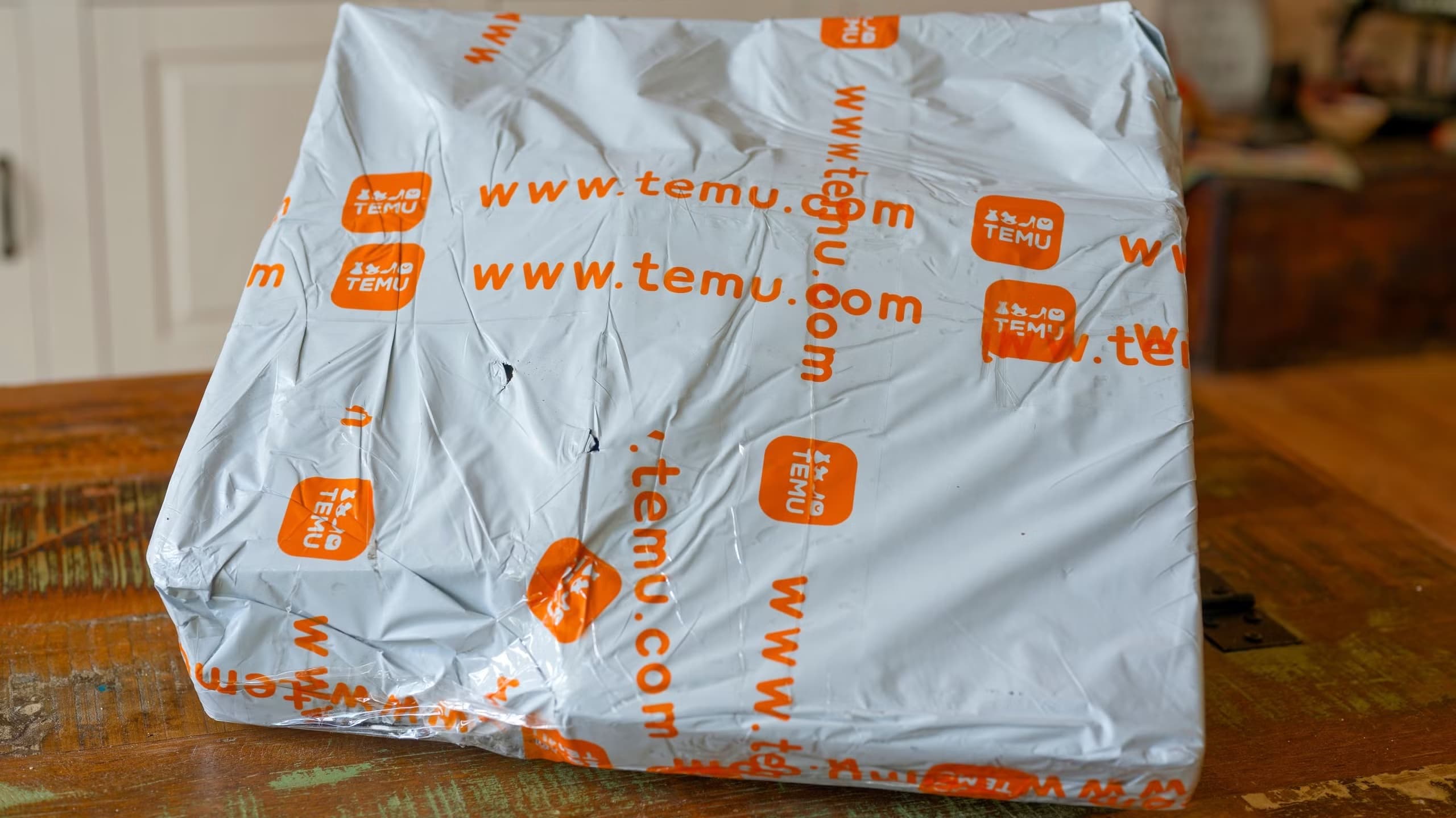 How long packages stay in transit on Temu